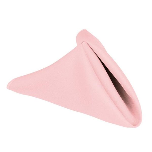 

table napkin 45cm polyester pink for wedding, 20/pack
