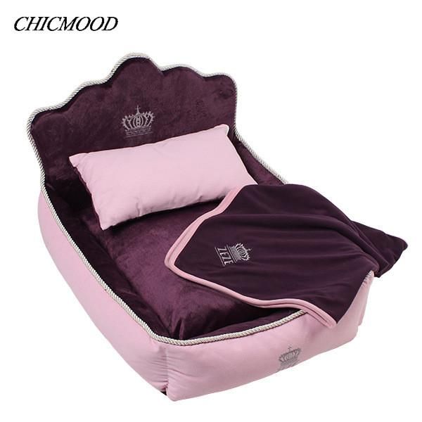

kennels & pens 2021 luxury princess pet bed dog cat mat sofa house nest sleep cushion kennel