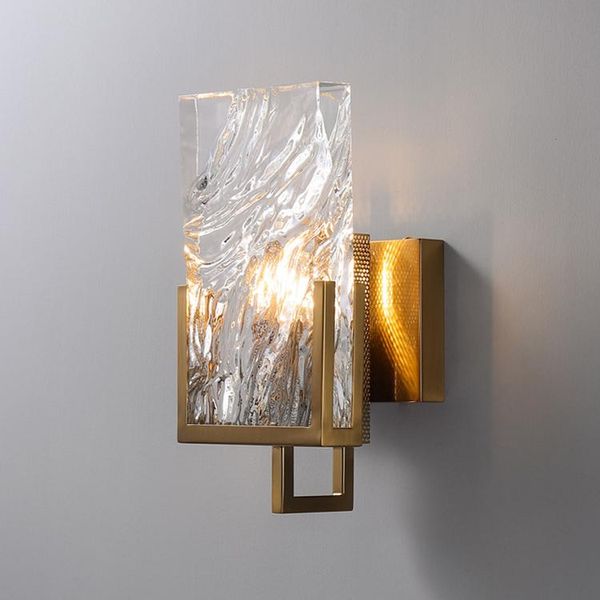 

wall lamps creative lamp nordic bedside bedroom modern minimalist living room light luxury designer model ice crystal