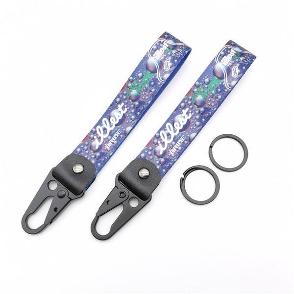 

keychains heat transfer craftsmanship wrist keychain jdm racing car modification cultural bride illest ring durable, Silver