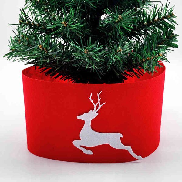 

decorations non woven box mat christmas base tree skirt scene decoration