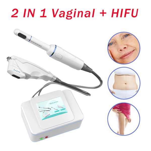 Máquina de rejuvenescimento da pele de Hifu Máquinas de aperto vaginal Máquinas de salão de spa Uso de alta intensidade Equipamento de beleza antienvelhecimento