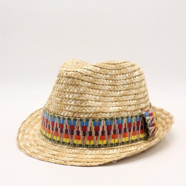 

wide brim hats woman sun hat 2021 summer fashion wheat panama beach jazz style straw man cap cool outdoor, Blue;gray