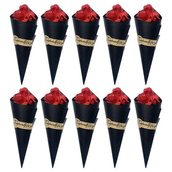 

mini dried flower bouquet birthday valentine's day gift rose wrap