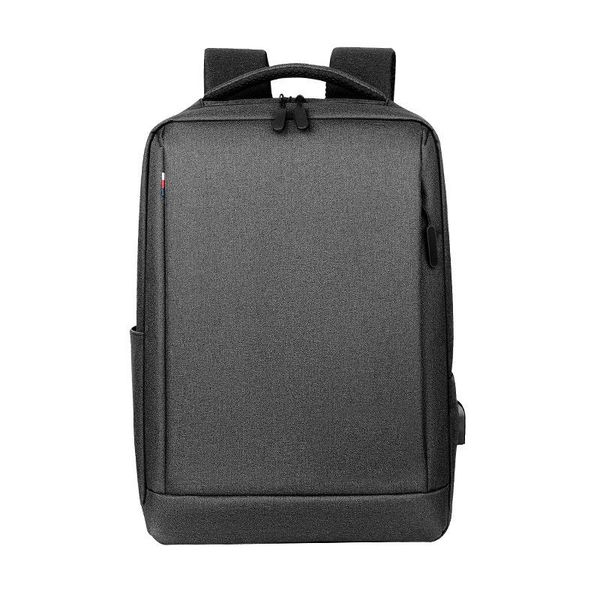 

backpack fashion male waterproof travel multi-color man oxford cloth usb recharging lapschool bag good quality
