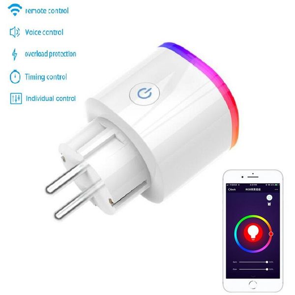 

smart wifi power socket voice remote control app timing home outlet for google alexa ifteu plug plugs