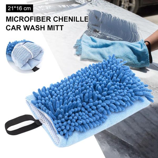 

car sponge wash misuper absorbent microfiber fluffy chenille washing cloth styling non-scratch mibrushes dropshiping