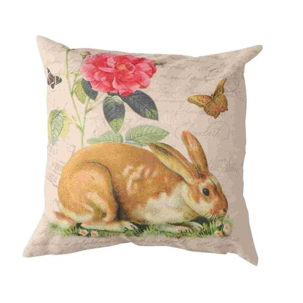 

cushion/decorative pillow easter throw cover cushion floral printing case