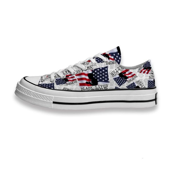 

custom printed shoes black lives matter flag sneakers low mens womens skateboard sport footwear diy trainers canvas casual shoe