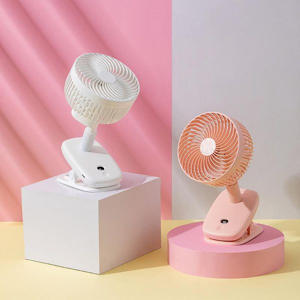 

clip remote control mini fan usb rotating portable baby car cooling power display office deskrechargeable electric fans
