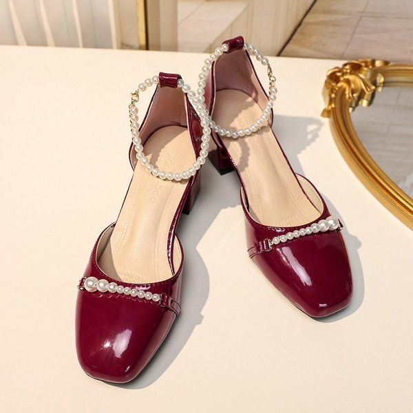 

dress shoes sandals women summer fashion women's 2021 solid color all-match comfortable high heel shallow, Black