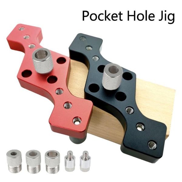 

professional hand tool sets 3 in 1 wood drill guide kit handheld woodworking hole puncher 6/8/10mm drilling locator high precision pocket ji