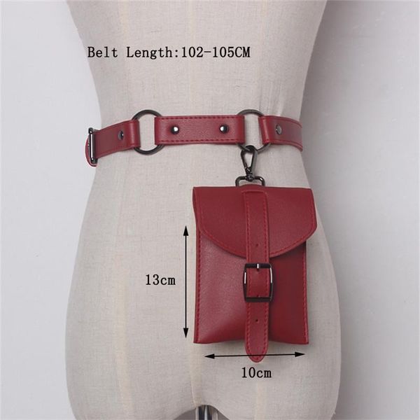 

fashion women bag leather waist bags pouch fanny pack card holder vintage mini shoulder lady's