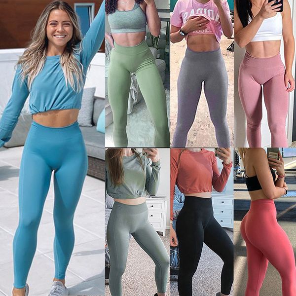 

gym women pants new seamless yoga suit, Gray