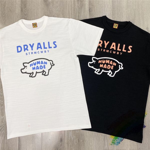 

men's t-shirts standard pork quality made human woman t-shirt slub cotton top, White;black