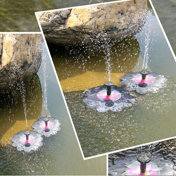 

solar floating fountain water pool pond decoration panel garden decorations