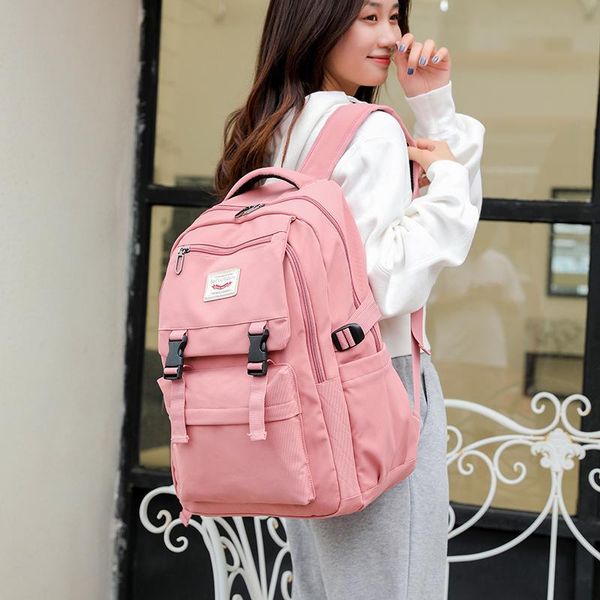 

backpack junior high school college students male female korean fashion