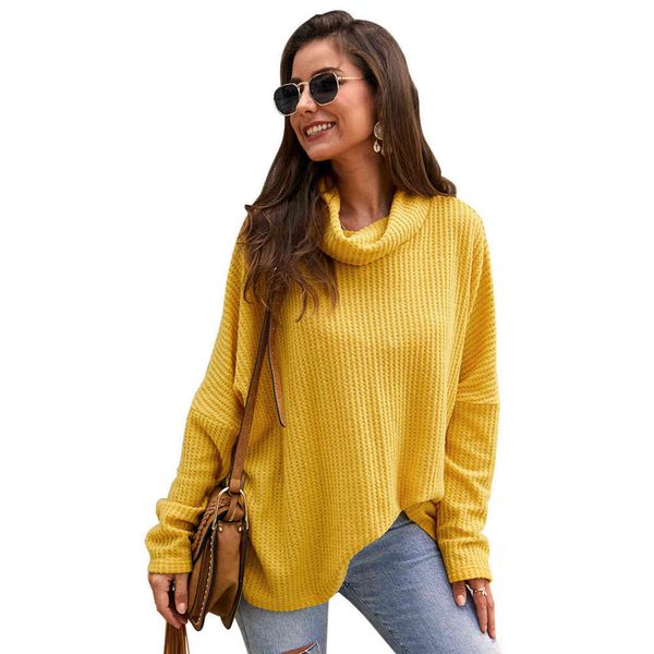 

fashion women sweaters and turtleneck long pullovers sleeve solid knitted outerwear female clothing autumn clothes women y1110, White;black