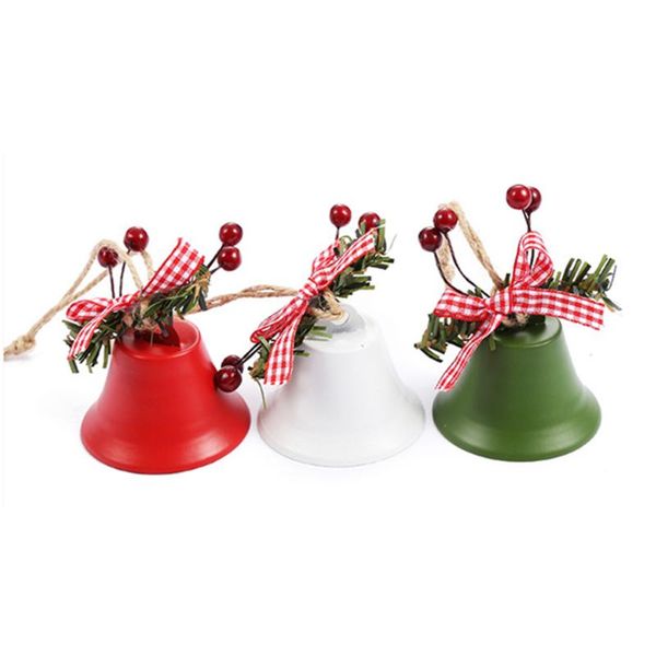 

christmas decorations mental bell decoration pendant tree diy xmas 2021 year gift