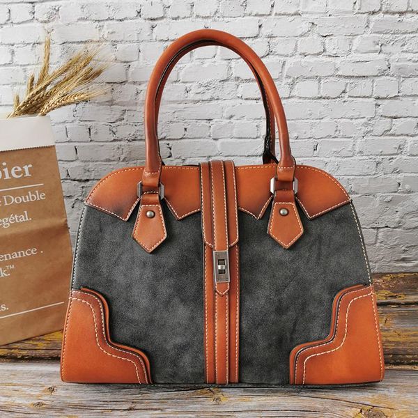 

shoulder bags imyok designer casual women tote vintage hand soft leather laides bag sac a main femme
