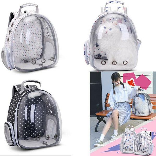

cat carriers,crates & houses 2021 fahsion portable pet carrier backpack space travel dog bag transparent carriers
