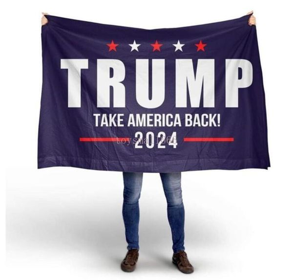 

dhl 3*5 feet trump 2024 take america back black bottom double gun flag 90*150cm election 2024 trump flags