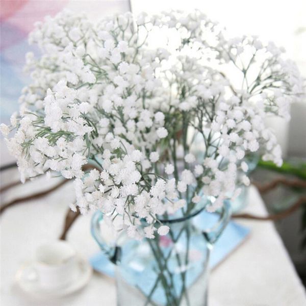 

artificial flowers gypsophila bride bouquet diy party home wedding decoration multi-use fake plants wholesale 40ja22 decorative & wreaths