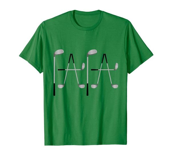 

men's t-shirts papa golf t-shirt gift; gift for father's day, White;black