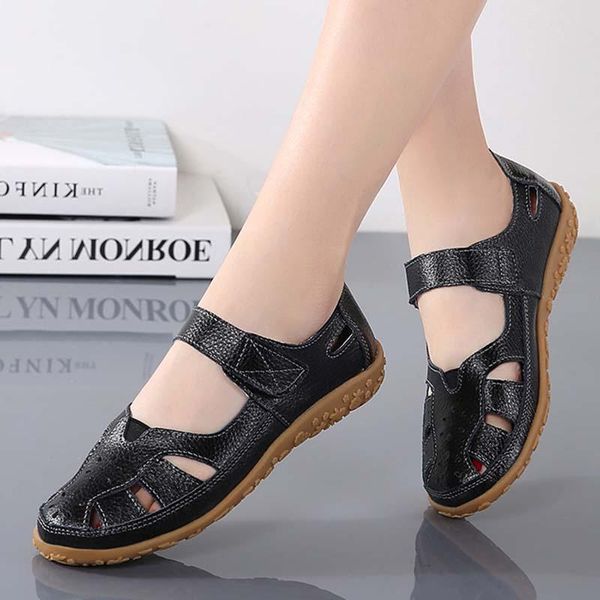 

women sandals hook & loop shoes ladies chunky flip flop women's platform sandal female outdoor soft beach footwear, Black