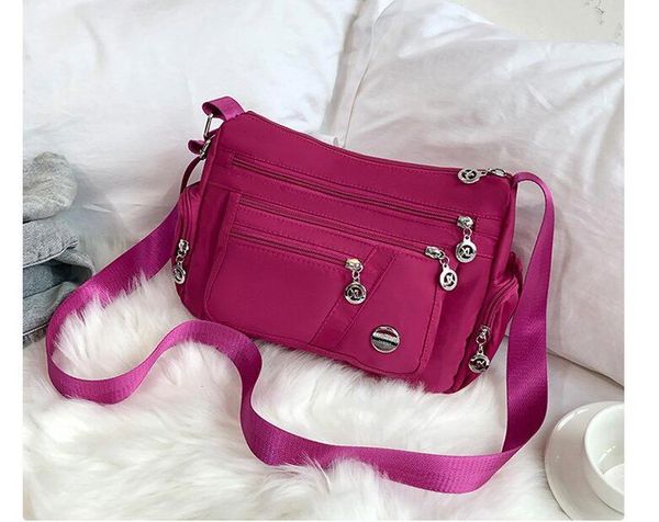 

3pcs women nylon waterproof messenger bags large capacity sport travel packs