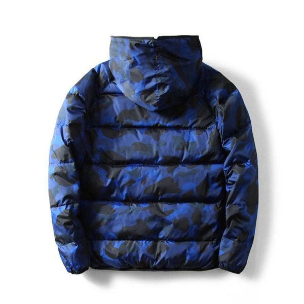 

new fashion mens down jacket stylist hoodie jacket men casual green blue wholesale785, Black