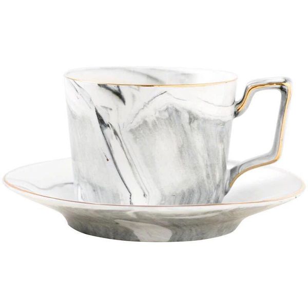 

cups & saucers cute simple coffee cup gift set espresso decor spoon creative european style tazas de cafe family drinkware bw50bd