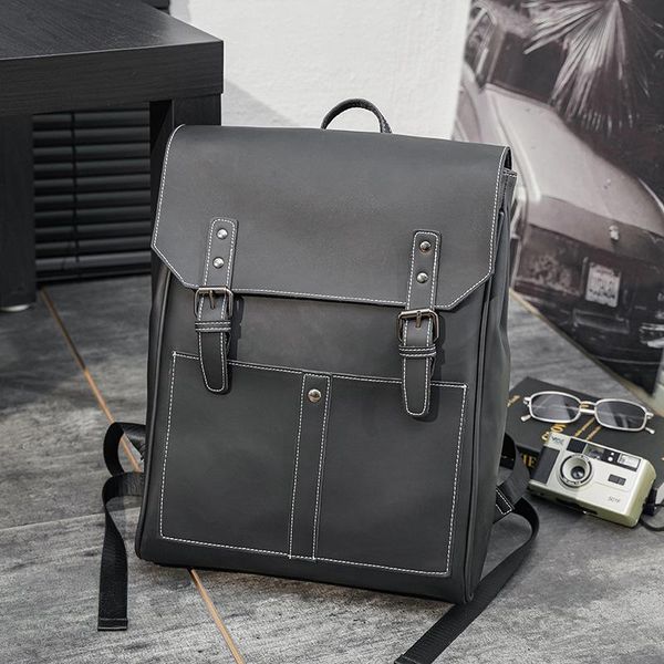 

backpack trendy retro street korean version of the computer bag school tide brand casual fashion men's