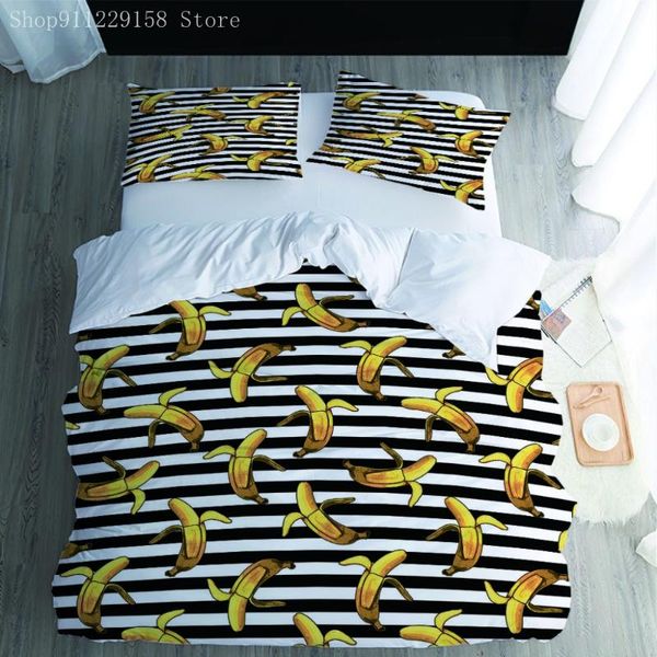 

bedding sets 3d beding set[no sheets] banana duvet cover kids king bed sheets set super texture multi-size