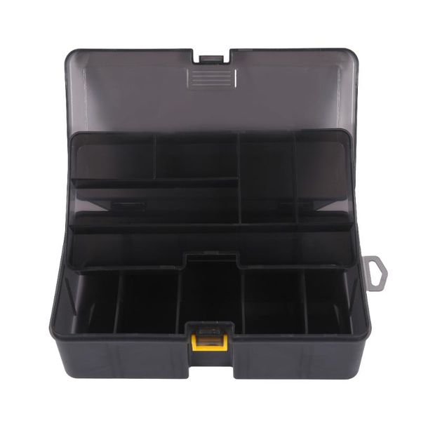 

portable fishing tackle box double layers high strength lure hook boxes storage bag accessories