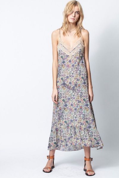 

dress french lazy tone, vintage paisley print stitching lace lc82, Black;gray