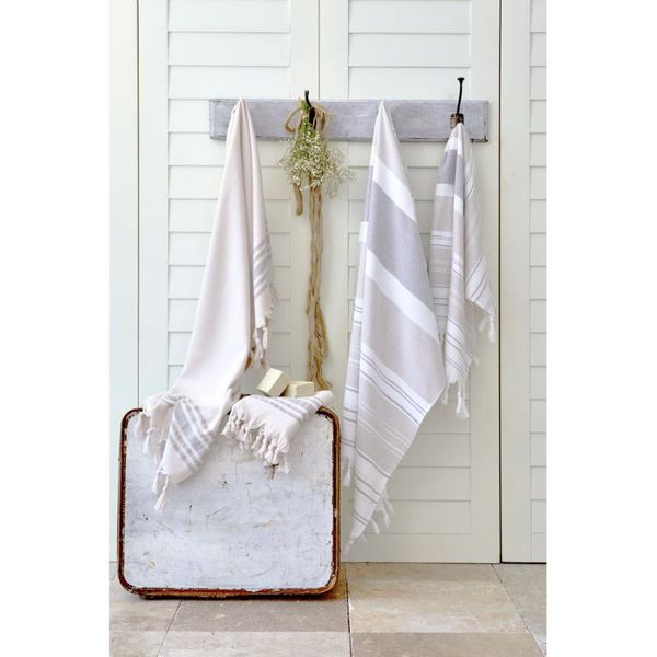 

towel derya home maroc pestemal set 100% cotton hamam washing machine washable - in box