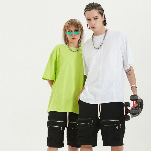 

men's t-shirts summer product shirts loose sweethearts outfit, White;black