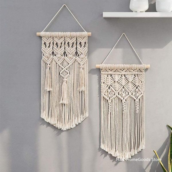 

tapestries macrame wall hanging tapestry decor boho chic bohemian woven home decoration handmade living room apartment dorm