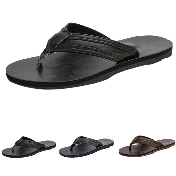 

slippers beach flip flops men summer breathable shoes sandals male slipper flip-flops flat indoor mannen schoenen #caa, Black