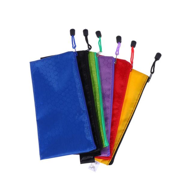 

pencil bags 6pcs zipper file bag portable office stationery waterproof school supplies