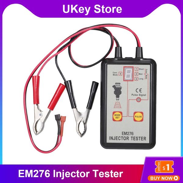 

code readers & scan tools em276 professional fuel injector tester 4 pluse modes powerful system tool for 12v vehicle battery diagnostic