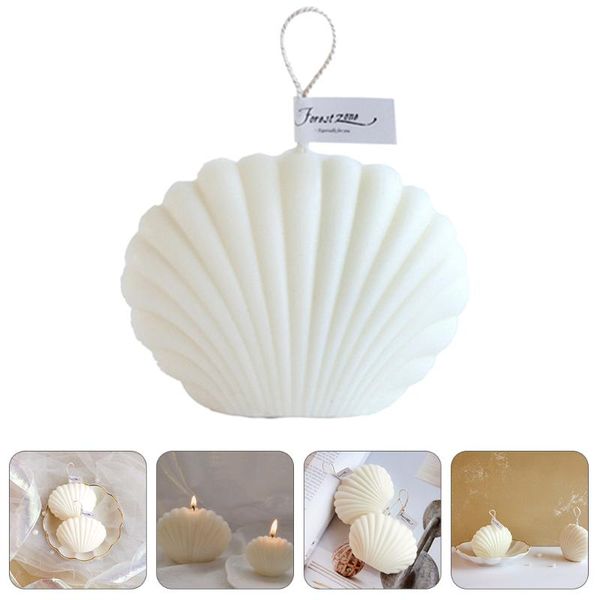 

candles 1pc lovely atmosphere shell candle decor