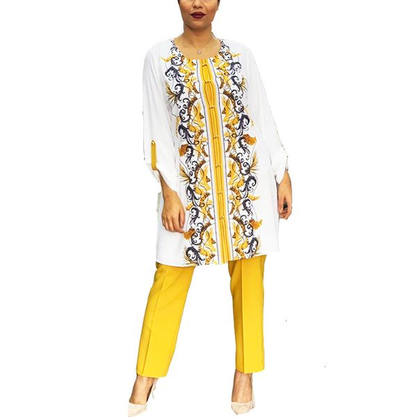 

dresses africa clothes two piece set african new dashiki fashion flower print suit trousers super elastic party for women outfits, Black;gray