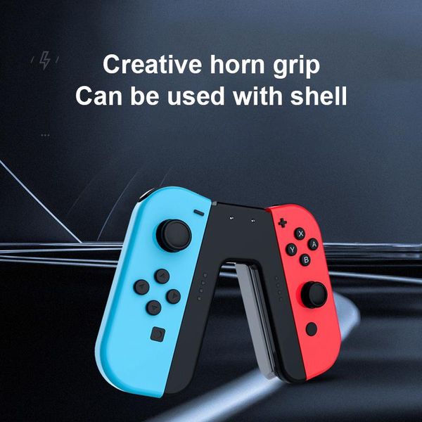 

nieuwe voor ns laadstation opladen grip joycon charger accessoires nintendoswitch vreugde con game controllers & joysticks