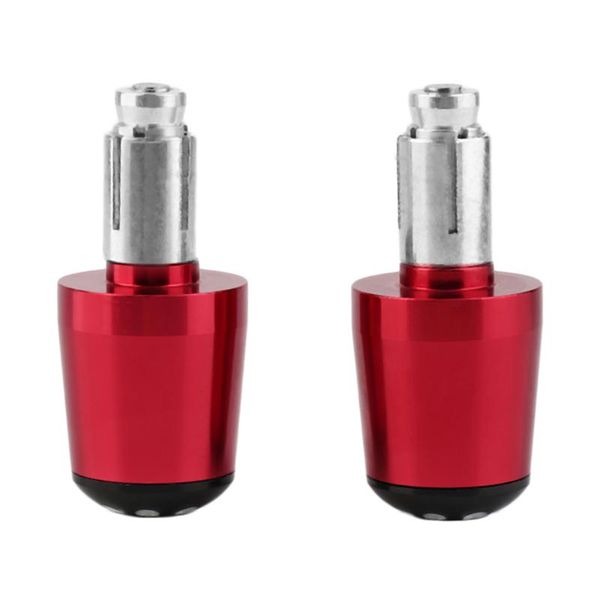 

handlebars 2pcs universal motorcycle handlebar ends grip weights anti vibration plug cap hand grips bar end parts