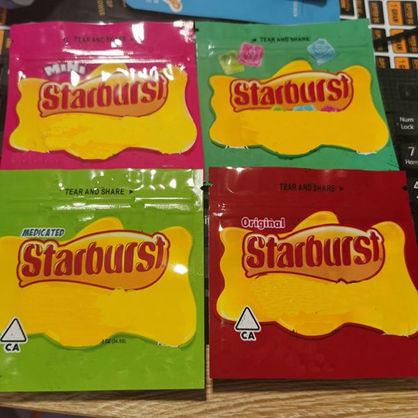 

designers warheads bag airheads xtremes starburst gummies rainbow empty mylar bags packaging zipper package dhl free