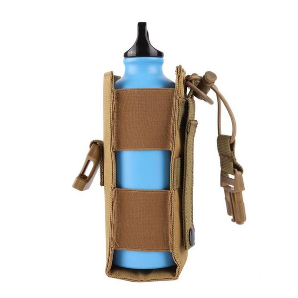 

outdoor bags durable 600d nylon tactical hiking camping elastic bottle bag multi-function sports riding water cup climbing
