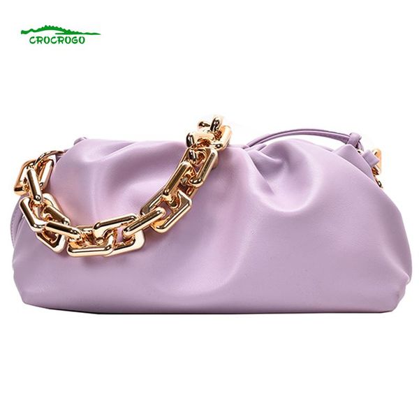 

evening bags ladies luxury solid color ruffled dating one-shoulder handbag fashion shopping travel mobile phone messenger baguette wallet ba