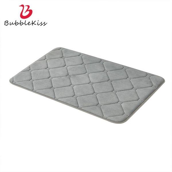 

bubble kiss bathroom door mat solid color simplicity anti-slip foot pad thicken absorbent bedroom living room carpet comfort rug carpets